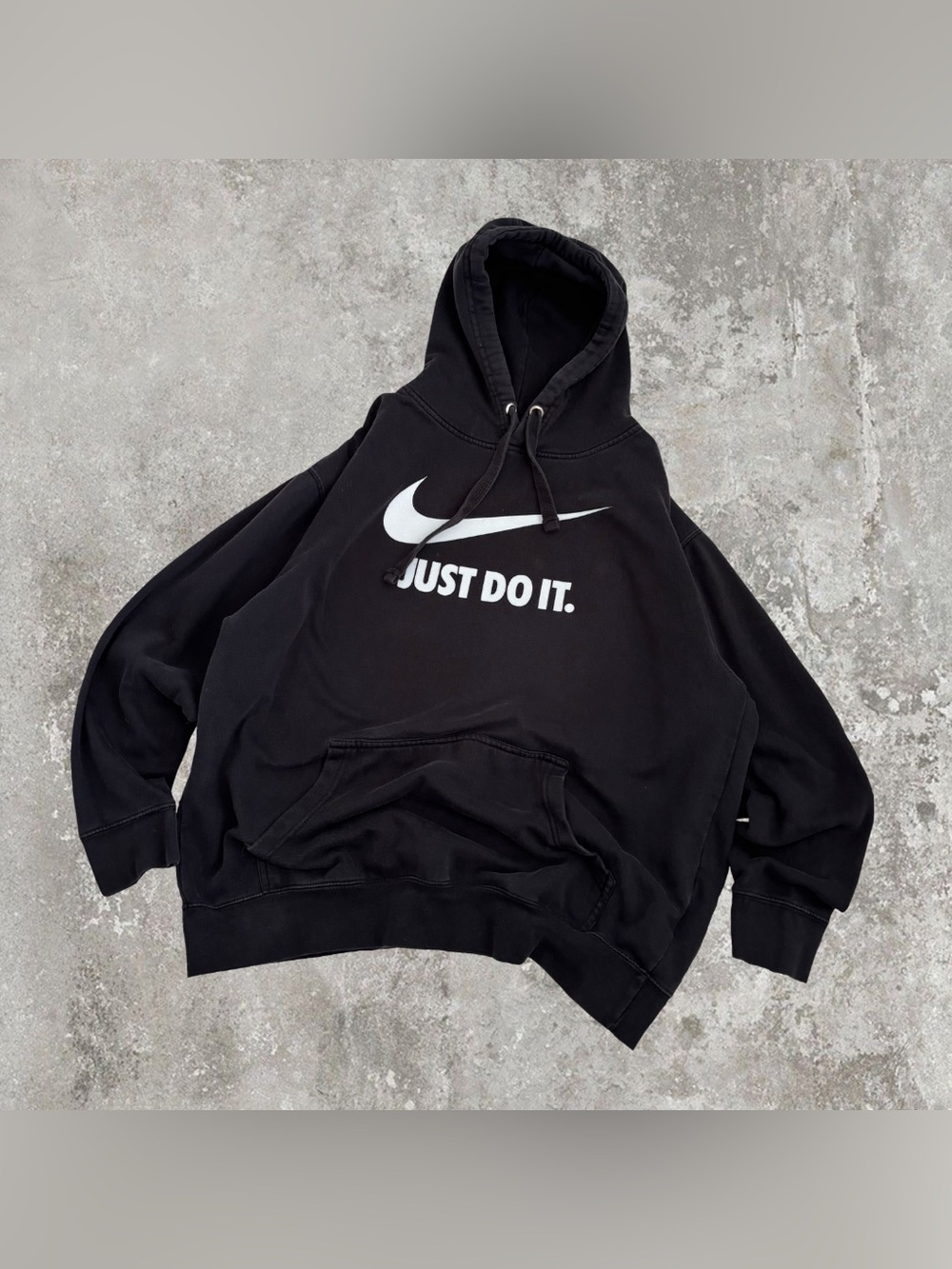 Black Nike Just Do It Swoosh Hoodie